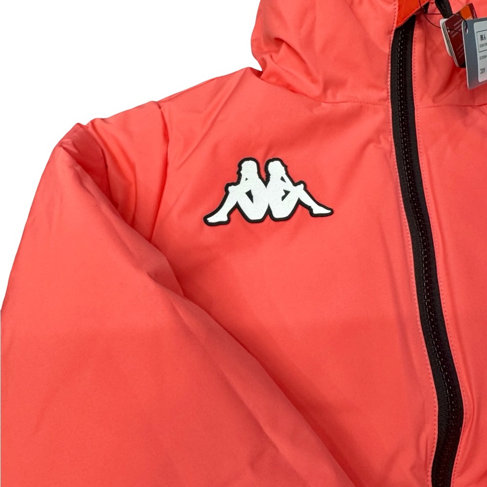 Kappa Kids Reversible Puffer Jacket Pink Red Youth Medium Size 8 Winter Coat - Picture 6 of 9
